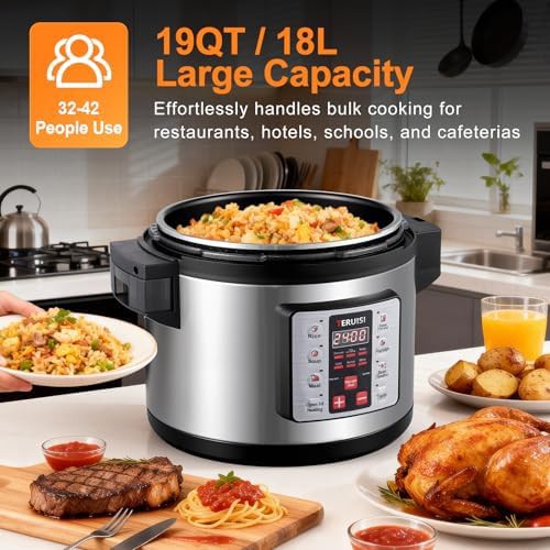 19QT commercial electric pressure canner — photo 5