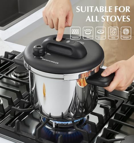 Compact stainless steel pressure pot — photo 4