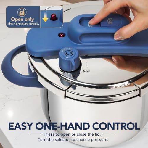 Compact stainless steel stovetop cooker set — photo 4
