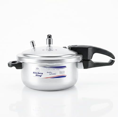 Small three liter aluminum pressure cooker