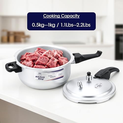 Small three liter aluminum pressure cooker — photo 3
