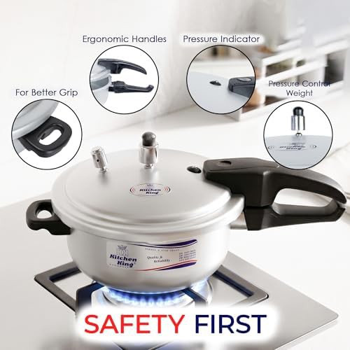 Small three liter aluminum pressure cooker — photo 4