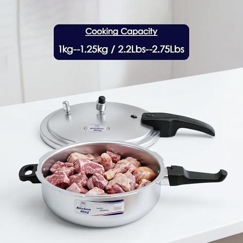 Karahi style five liter aluminum pressure cooker — photo 3