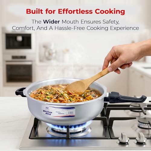 Karahi style nine liter aluminum pressure cooker — photo 4