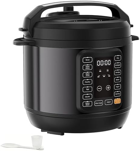Six quart black sixteen in one cooker