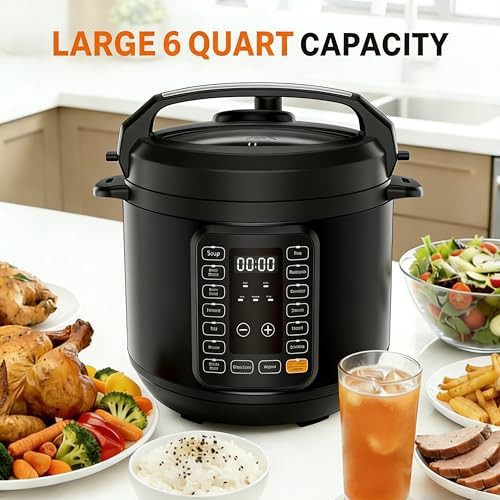 Six quart black sixteen in one cooker — photo 4