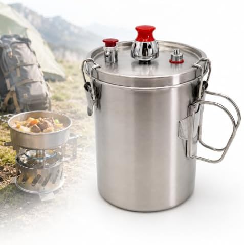 Portable mini stainless steel camping cooker