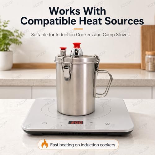 Portable mini stainless steel camping cooker — photo 3