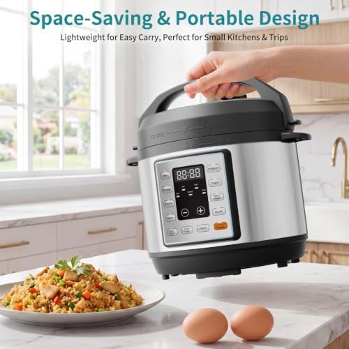 Small 3 quart stainless multi-cooker — photo 5