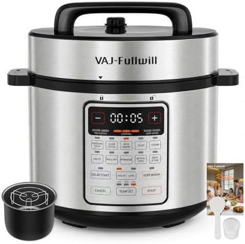 Eight quart silver twelve in one cooker