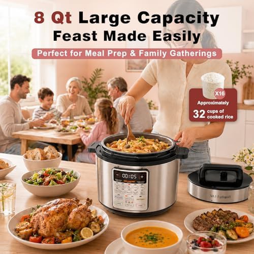 Eight quart silver twelve in one cooker — photo 4