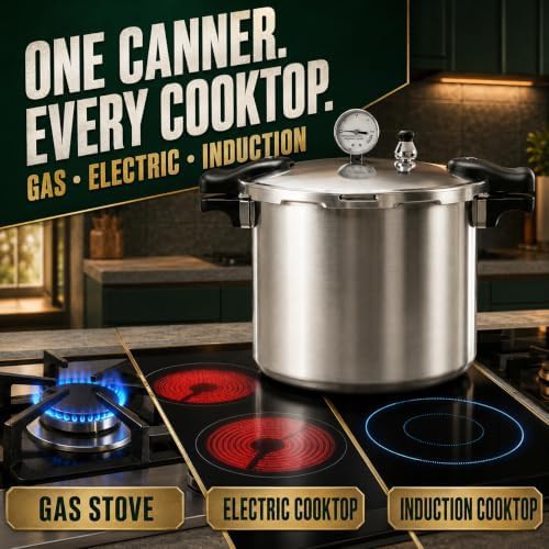 Large capacity induction compatible pressure canner — photo 4