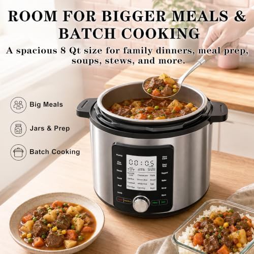 Eight quart dial and touch cooker — photo 4