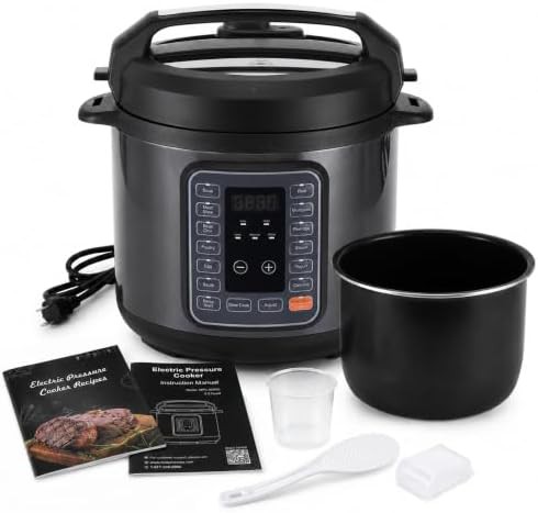Six quart twelve preset multi cooker