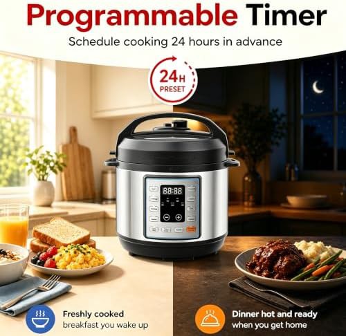 Compact three quart multi cooker in black — photo 3