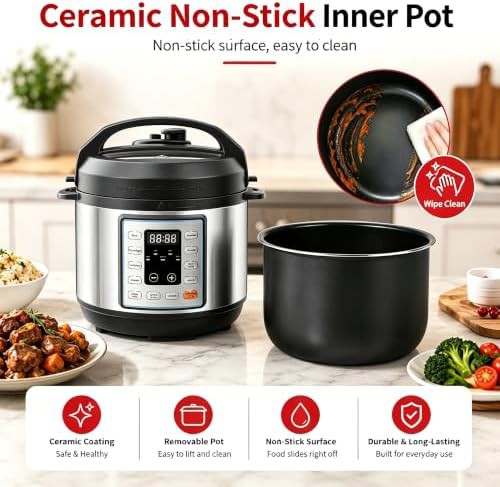 Compact three quart multi cooker in black — photo 5