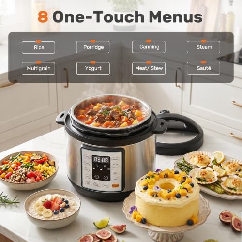 Small three quart stainless steel cooker — photo 3