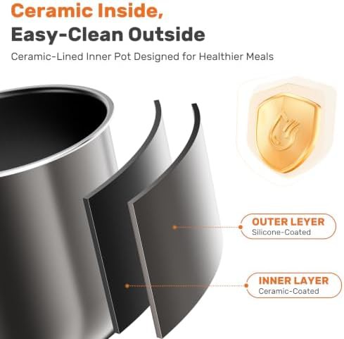 Small three quart stainless steel cooker — photo 4