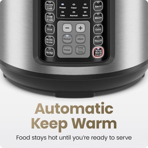 Stainless Steel Multicooker with Touchscreen Controls — photo 5