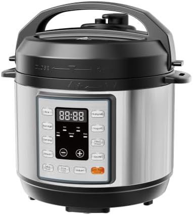 Compact 3 quart cooker with ceramic pot